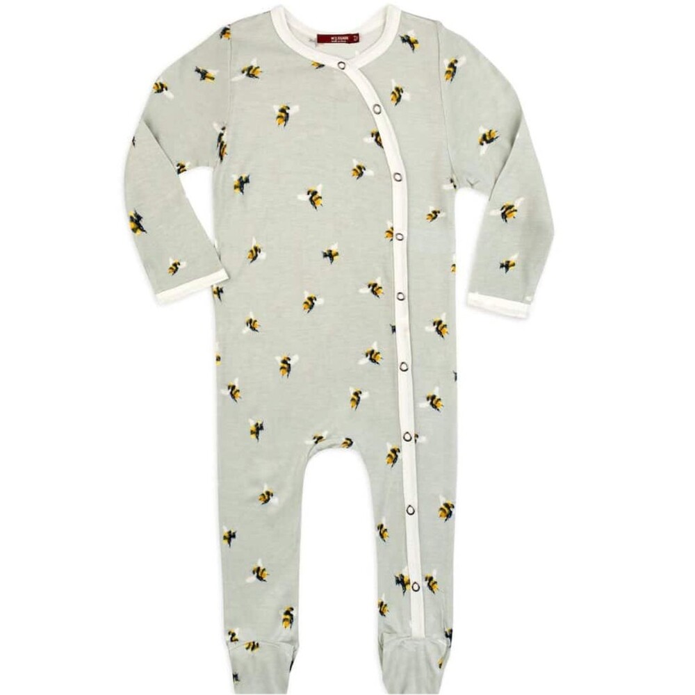 Bumblebee Bamboo Snap Footed Romper 6-9 Months Baby